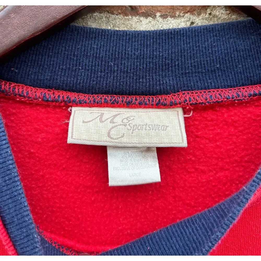 VTG “There’s Snowone Like My Grandkids” Sweatshirt Size L - Picture 4 of 4